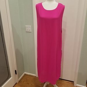 The Limited Bright Magenta Tank Dress NWT